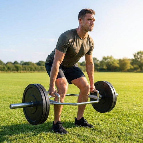 Olympic Hex Bar – 25kg – Steel – Gym & Home Workouts
