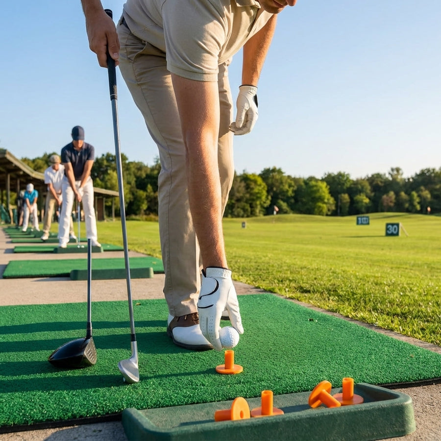 Rubber Driving Range Tees – 70mm – Durable Rubber – Garden & Driving Range