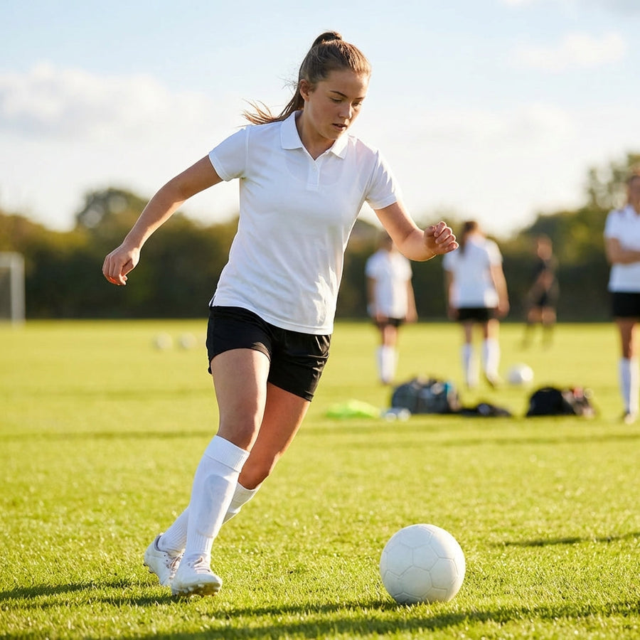 Custom Sports Polo Shirts – Girls’ Sizes – Polyester – Team Events