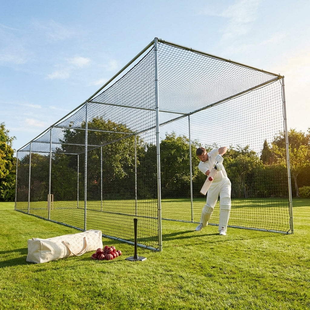 Ultimate Cricket Net for garden training, available in multiple sizes - product detail