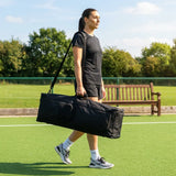 Black hockey stick bag with water resistant PU lining