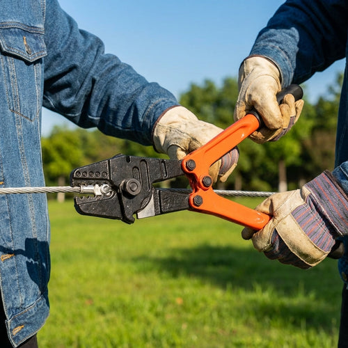 Wire Cutting & Crimping Tool – 24in – Steel & Aluminium – Industrial & Home Use