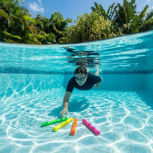 Swimming Diving Sticks – Multi-Colour – Durable PVC – Pool Games