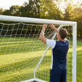 Football goal nets 6x4ft HDPE material for goalposts