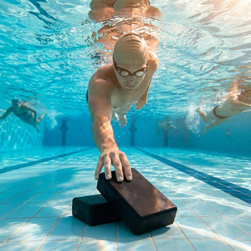 Swimming Diving Bricks – Red – Durable Rubber – Pool Training