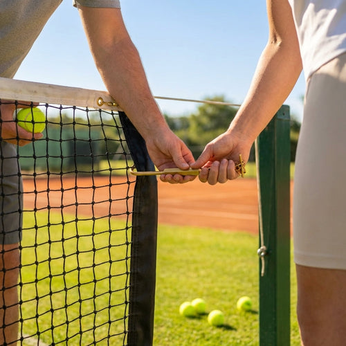 Brass Tennis Net Swivel Adjuster – Durable Brass – Outdoor Tennis Courts