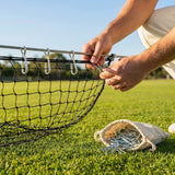 Zinc plated cricket net spring clips for indoor and outdoor use