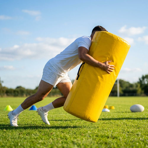 AFL Tackle Bag – Yellow – 600GSM PVC – Training Equipment