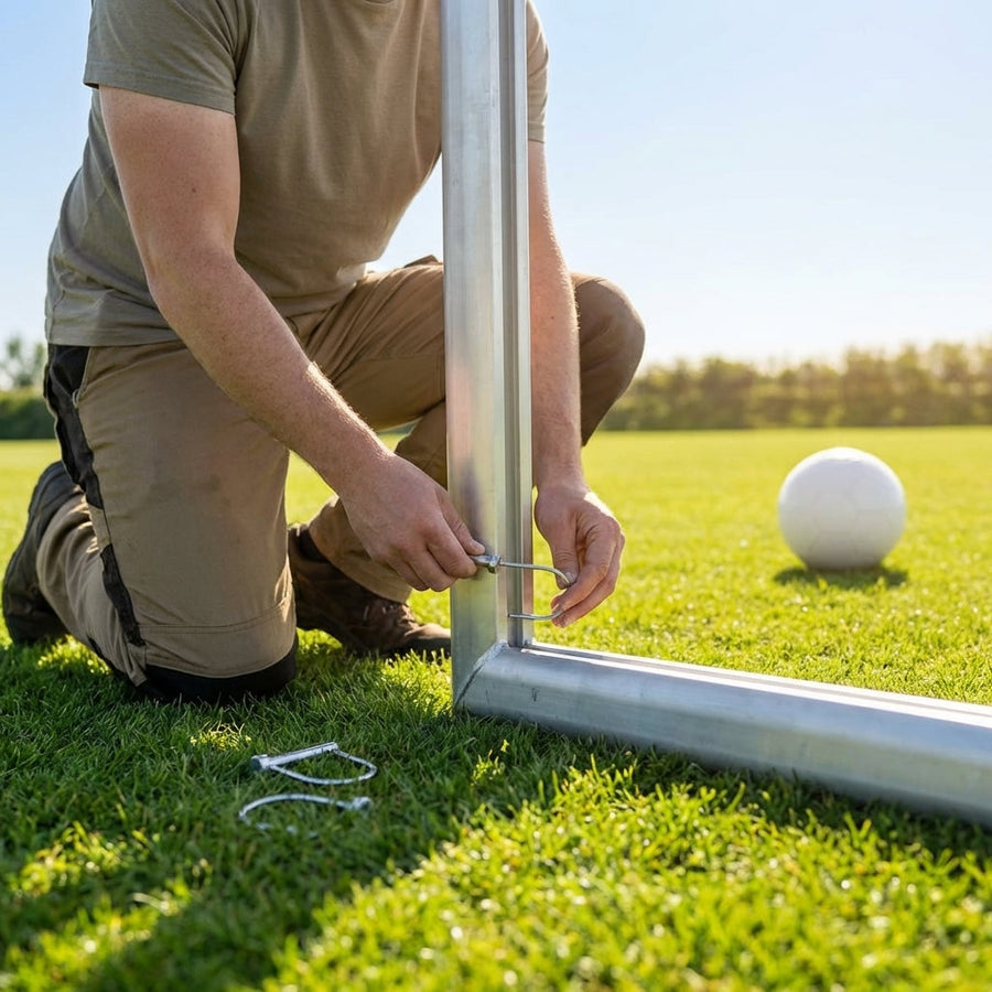 Goal Securing Pins – 8mm Shank – Zinc Plated – Football Goals