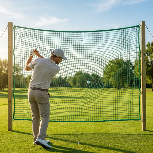 Golf Impact Netting – 22mm Black/Green – HDPP Twine – Indoor/Outdoor Use