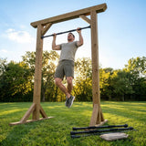 Adjustable doorway pull up bar for home gym exercises - product detail