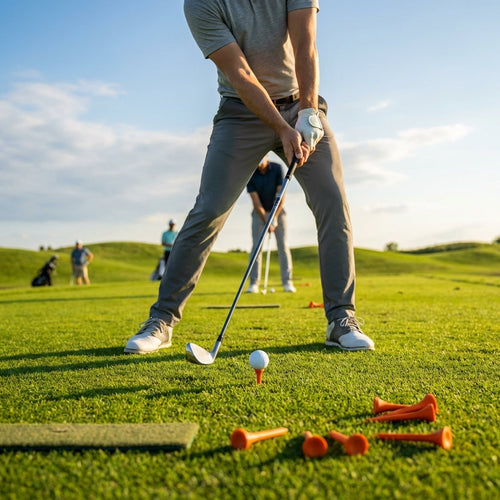 Rubber Driving Range Tees – 45mm – Durable Rubber – Garden & Range Use