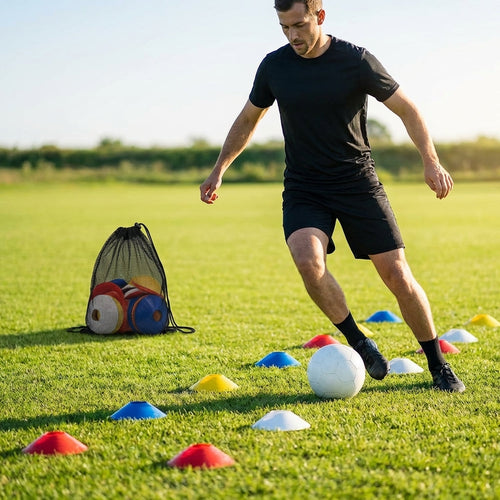 Mini Flat Disc Markers – Assorted Colours – PVC Material – Indoor & Outdoor Training