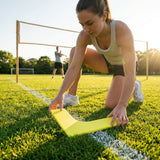 Badminton court lines in vibrant yellow for indoor and outdoor use - product detail