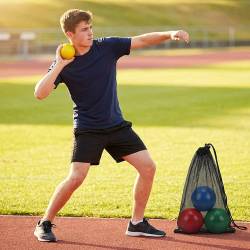 Junior Shot Put – 200g to 600g – Durable PVC – Schools & Sports Clubs