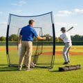 Baseball protective screen 7ft x 7ft with fibreglass and steel frame