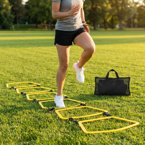 Trapezoid Training Rings – 30cm x 50cm – Durable Plastic – Indoor/Outdoor Agility