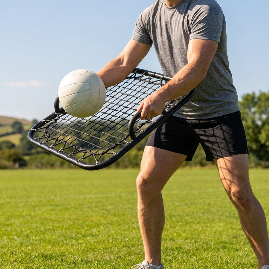 Handheld GAA Rebounder – Compact – Durable Steel Frame – Sports Training