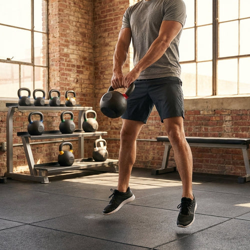 Cast Iron Kettlebells – Various Sizes & Colours – Durable Cast Iron – Gym & Home Use