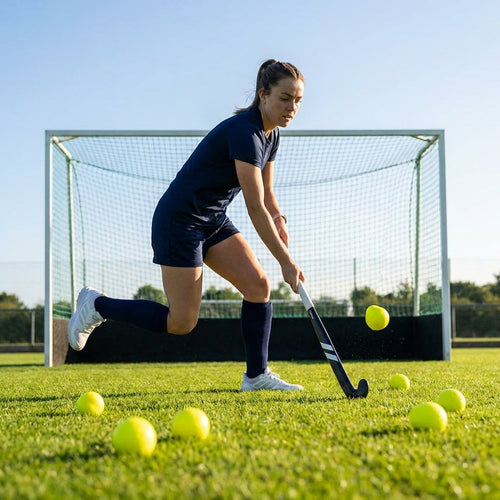 Training Hockey Ball – Fluro Yellow – Grade 1 PVC – Club & Home Use