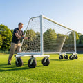 Steel Equipment Trolley with puncture-proof wheels