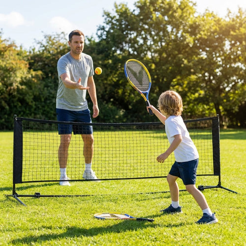 Mini Tennis Net Set – Various Sizes – Steel & Aluminium – Backyard & Club Use