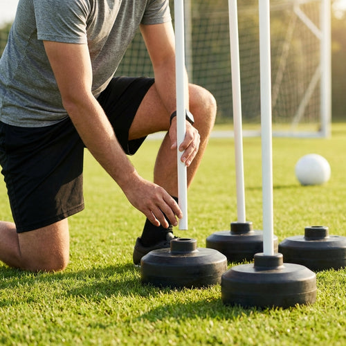 Rubber Pole Base – 1.4kg – Heavy Duty Rubber – Sports Training