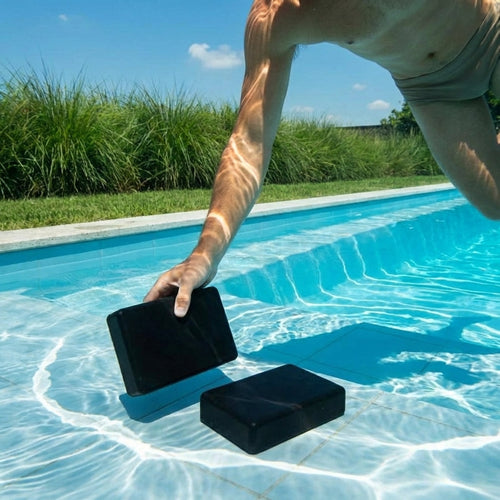 Swim Diving Bricks – Black – Durable Rubber – Pool Training