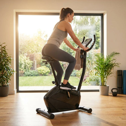 Exercise Bike – Adjustable Resistance – Durable Steel – Home Fitness