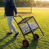 Baseball Ball Carry Cart with Steel Frame for Indoor and Outdoor Use