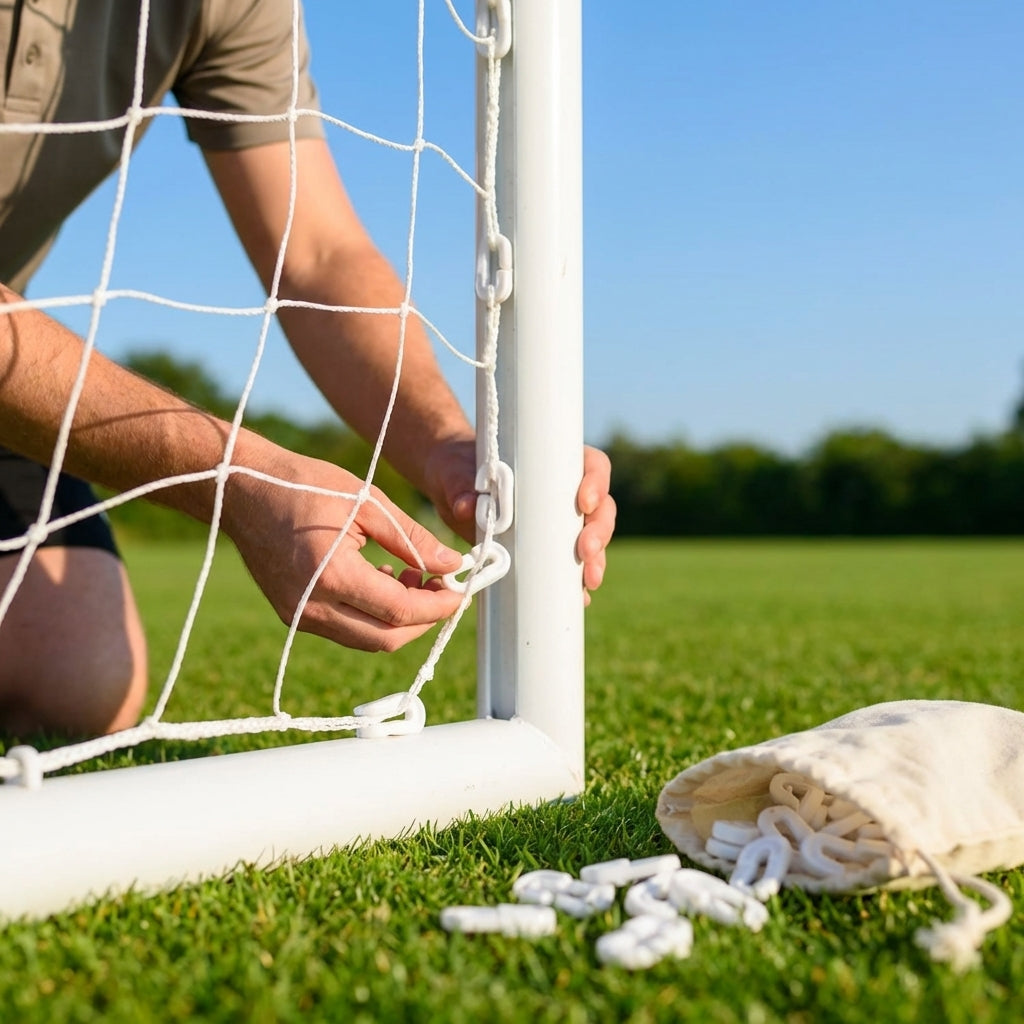 White net clips for sports net attachment - product detail