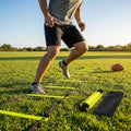 Speed agility ladder with fluorescent yellow rungs for football training - product detail