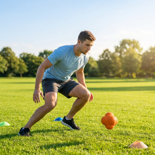 Reflex Reaction Ball – Standard & Large – Thermoplastic Rubber – Sports Training