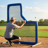 Portable baseball scoreboard with black MDF and plastic construction - product detail