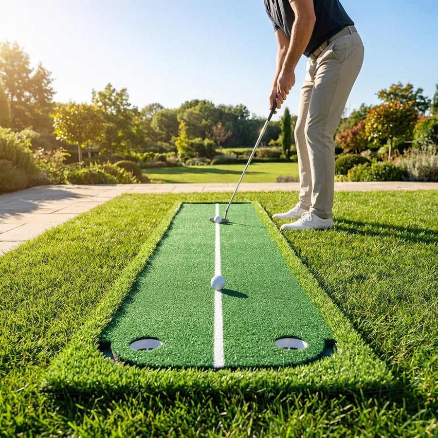 Golf Putting Mat – 10ft x 2ft – Polyethylene & EVA – Indoor Practice