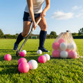 Training Hockey Balls available in white and Fluro pink - product detail