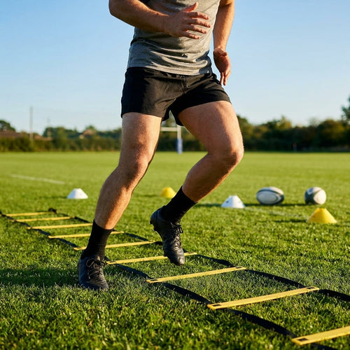 Speed & Agility Rugby Ladder – 3m or 6m – Durable Plastic – Training & Drills