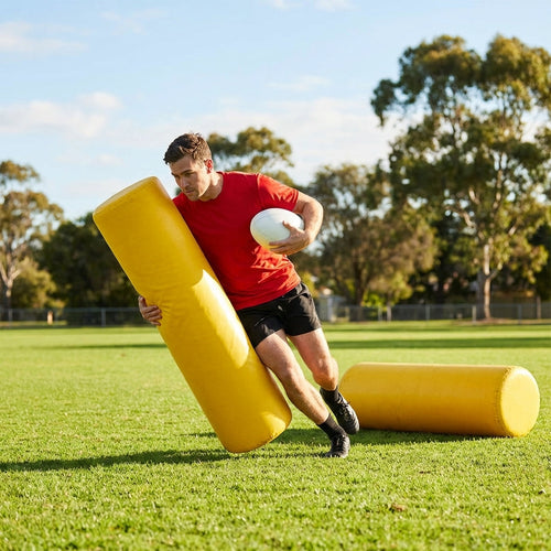 Aussie Rules Tackle Tube – Yellow – Durable PVC – Training Field