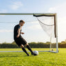 Football Goal Target Sheet – Black/Yellow – Heavy Duty Polyester – Training & Practice