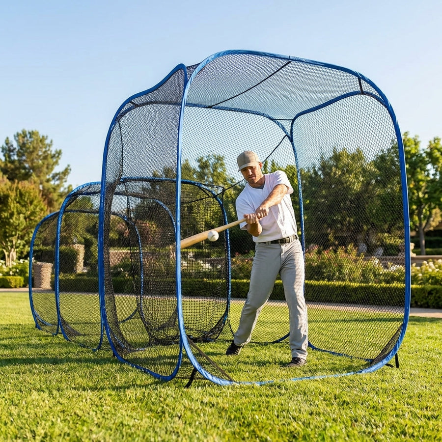 Baseball Batting Cage Extender – 20ft – Fibreglass & Polyester – Indoor/Outdoor