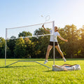 Portable badminton tennis net with carry bag, various sizes