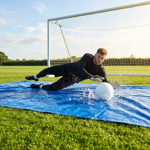 Goalkeeper Training Tarpaulin – Multiple Sizes – Weatherproof PVC – Sports Clubs & Home Use