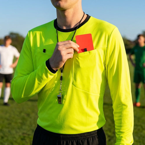 Football Referee Shirt – XS-XXL – Premium Fabric – Sports Officials