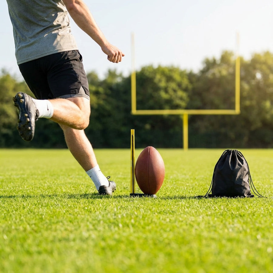 American Football Kicking Tee – Adjustable – Aluminium & Steel – Training Aid