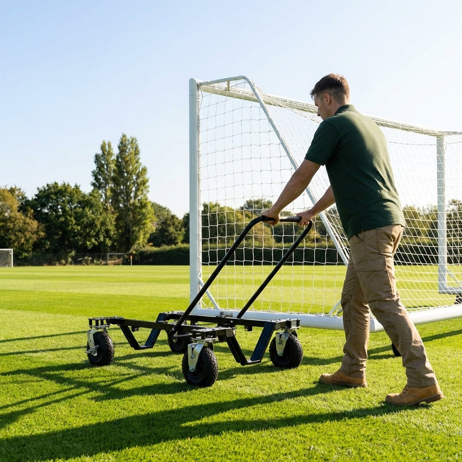 Steel Goal Trolley – 39.5kg – Heavy Duty Steel – Sports Equipment Transport