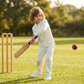 Kids Cricket Whites – Various Sizes – 100% Polyester – Matchday Apparel