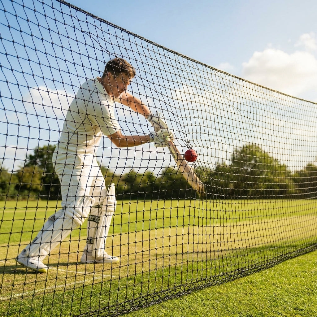 Custom size cricket netting made from HDPP material