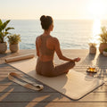 PVC Yoga Mat with textured foam for yoga and Pilates