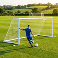 Aluminium Football Goal 16ft x 7ft for Junior Matches