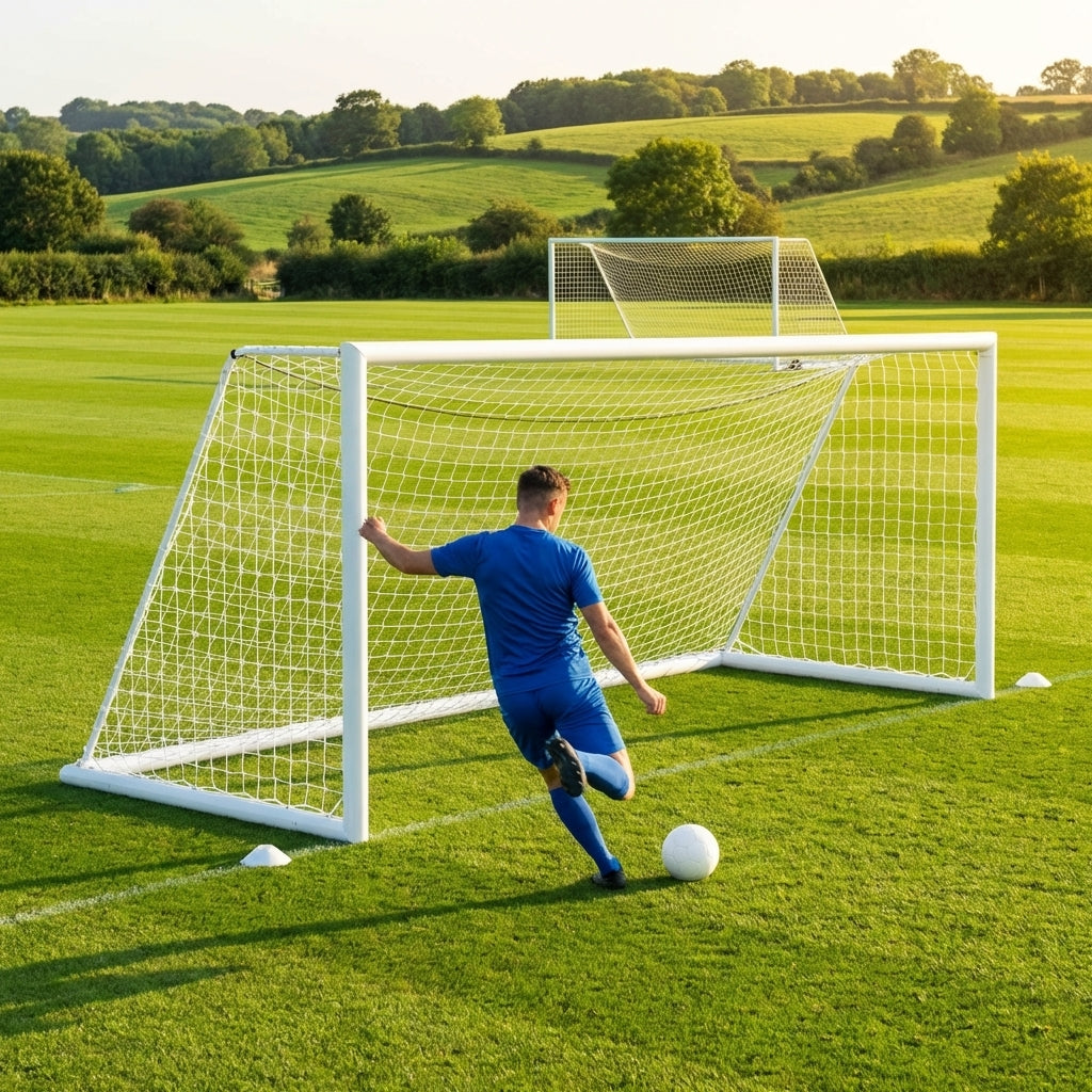 Aluminium Football Goal 16ft x 7ft for Junior Matches